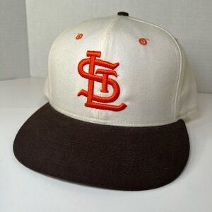 Vintage St Louis Browns Roman Fitted 7 1/4 Hat MLB Cooperstown Collection 90s